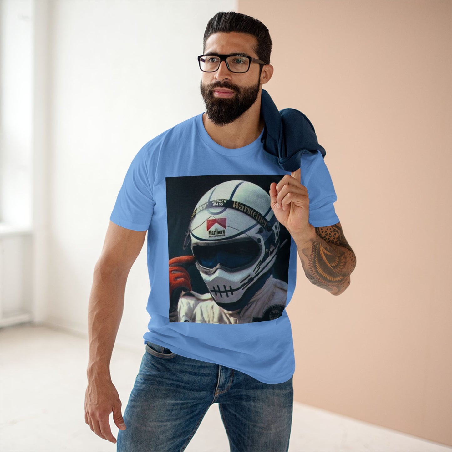 Mass Skull Helmet Pic Tee