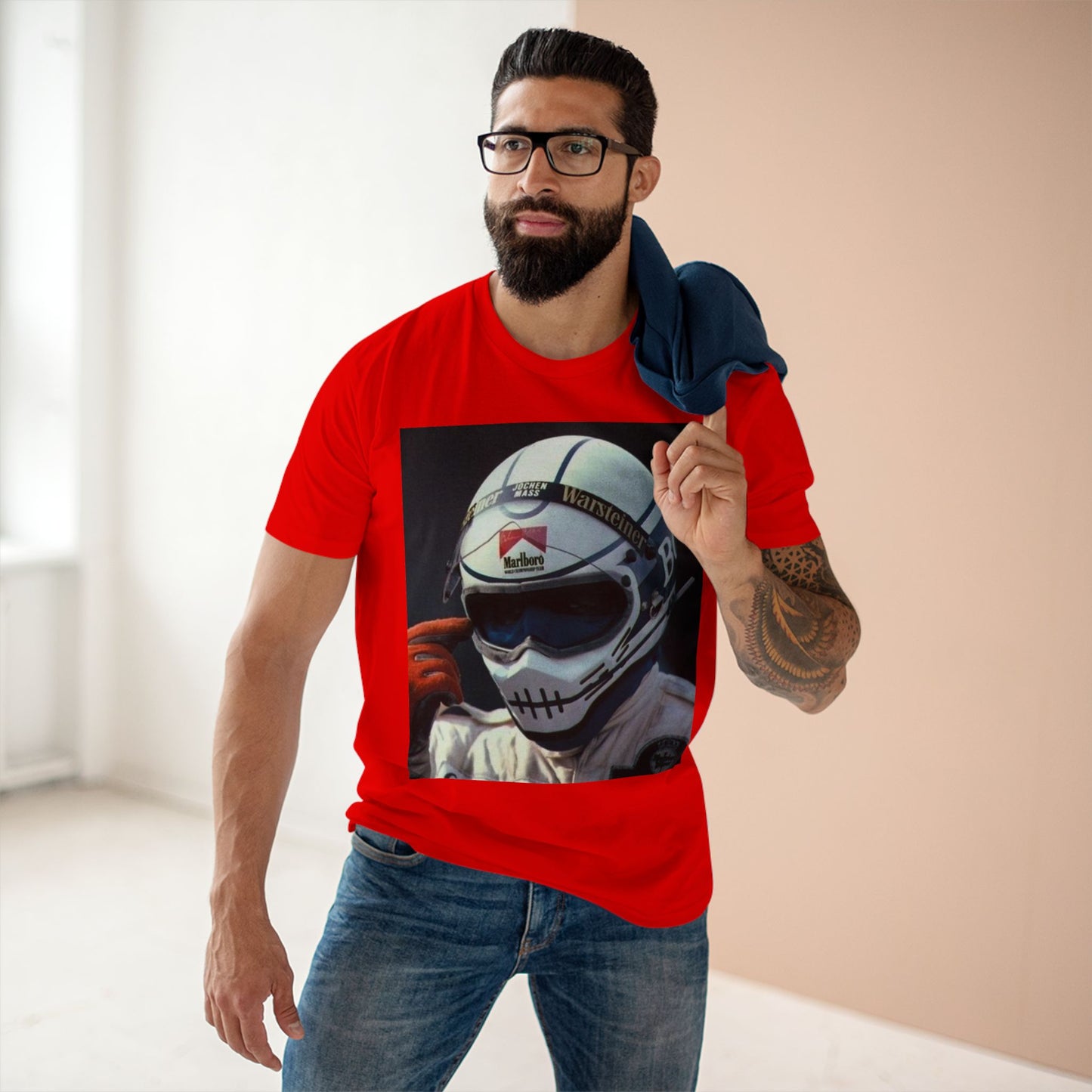 Mass Skull Helmet Pic Tee