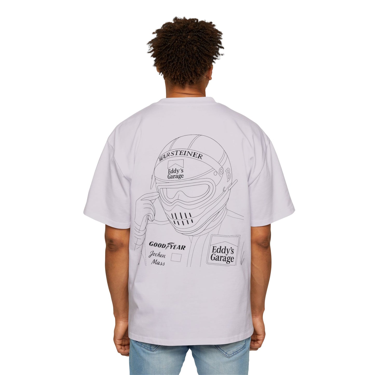 Mass Front Back Line Oversize Tee