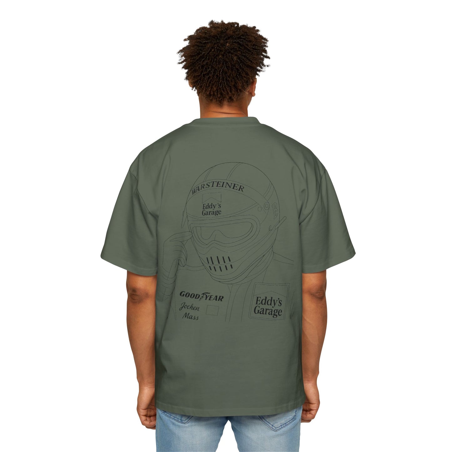 Mass Front Back Line Oversize Tee