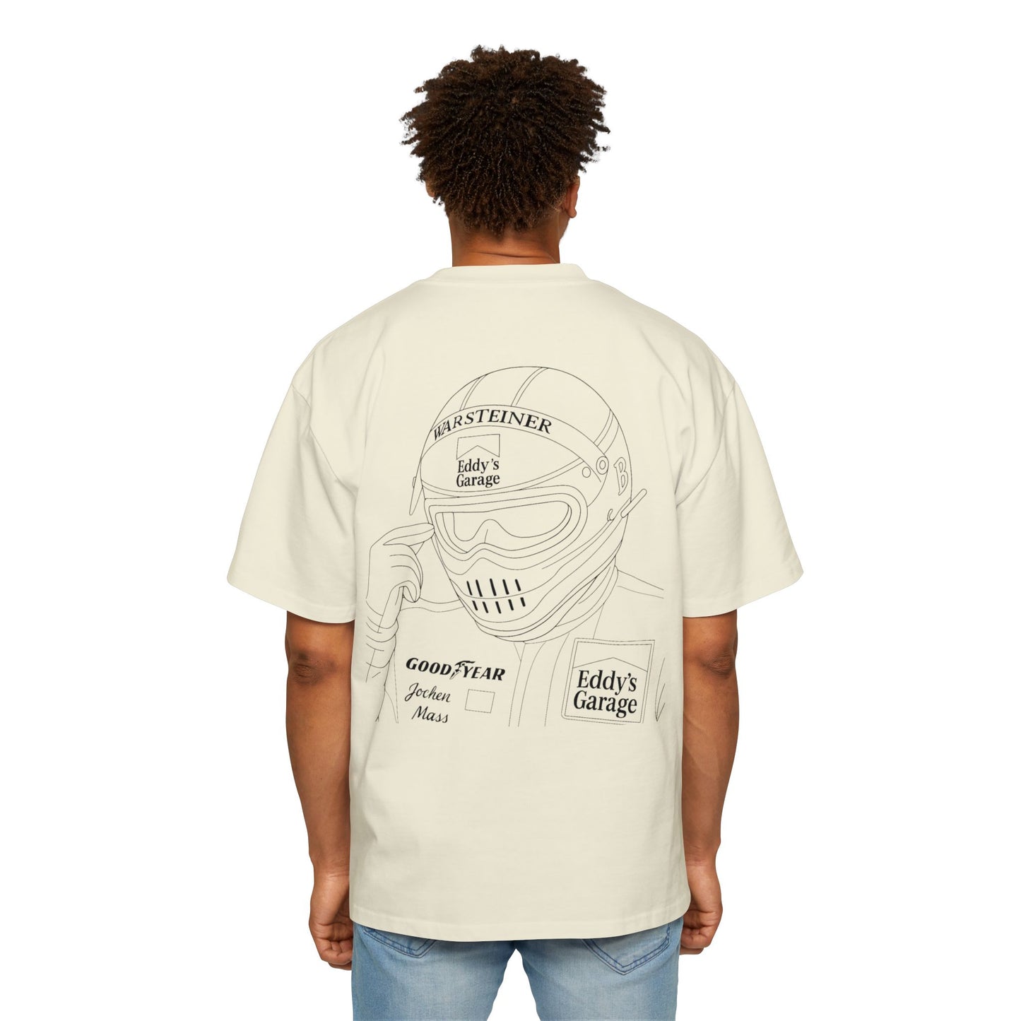 Mass Front Back Line Oversize Tee