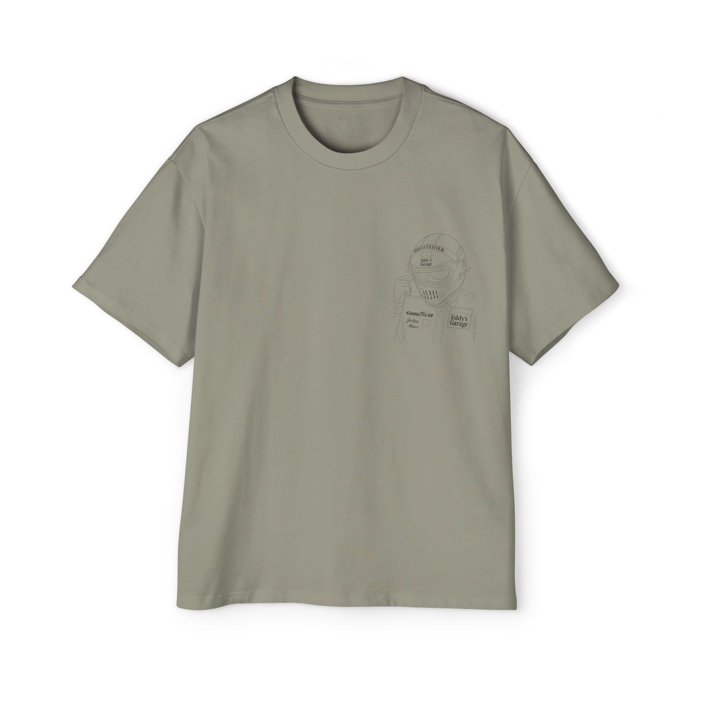 Mass Front Back Line Oversize Tee