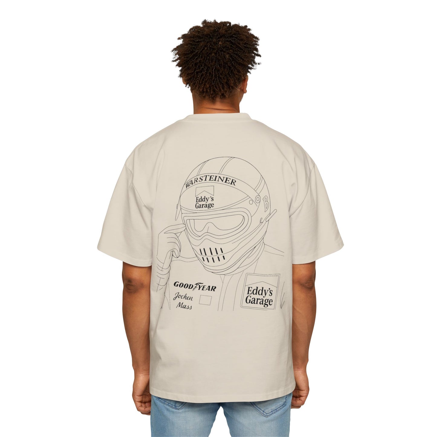 Mass Front Back Line Oversize Tee