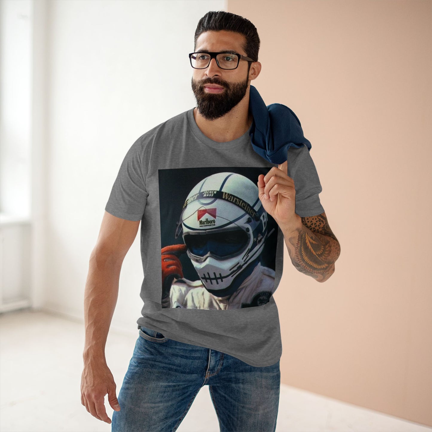 Mass Skull Helmet Pic Tee