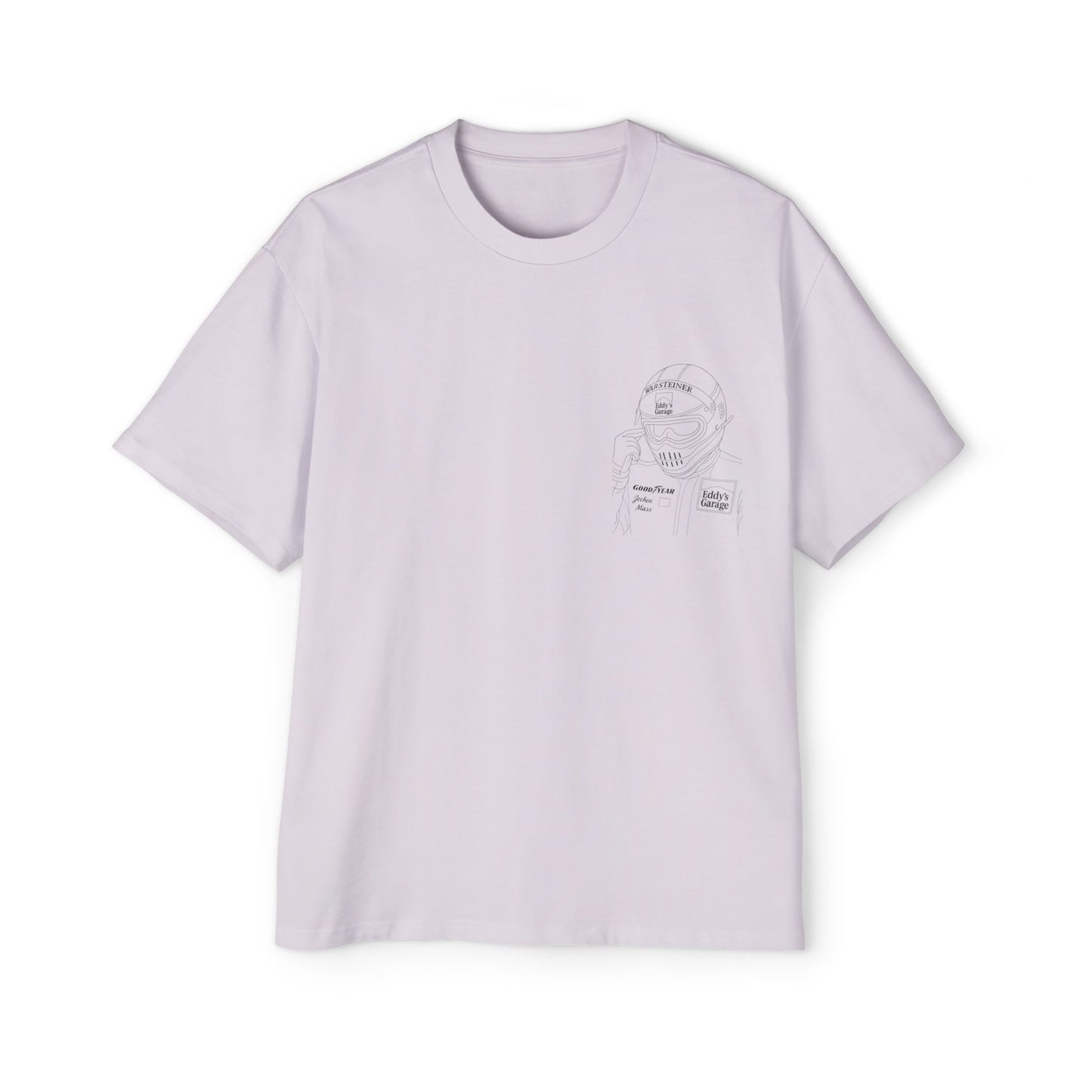 Mass Front Back Line Oversize Tee