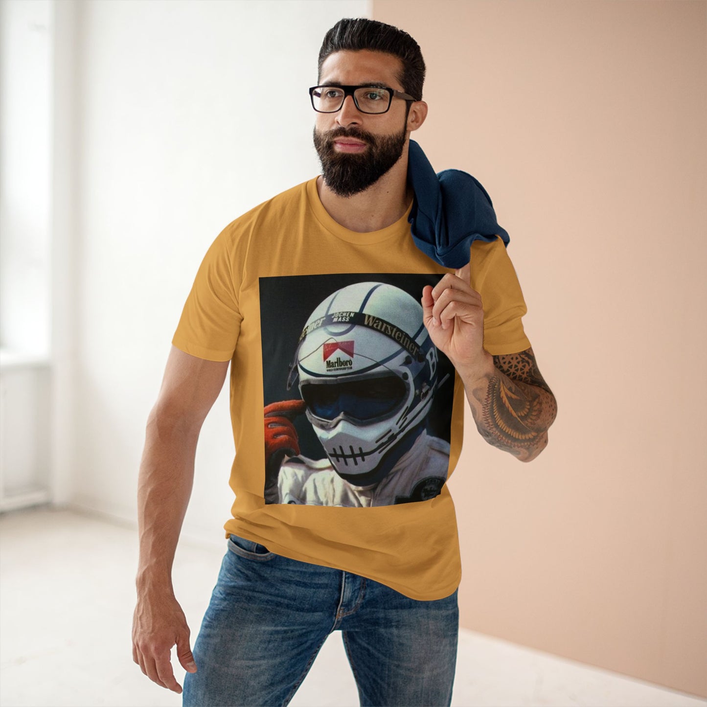 Mass Skull Helmet Pic Tee