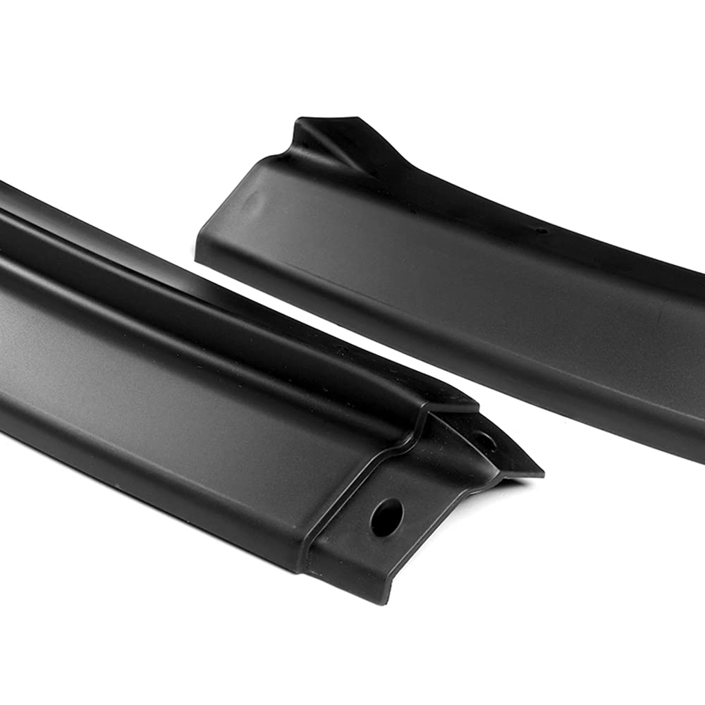 Q1 Tech Q1 TECH, 3 Piece Front Bumper Lip fit for compatible with 2006 2007 Subaru Impreza WRX STi, Front Bumper Lip Spoiler Air Chin Body Kit Splitter ABS, Painted Glossy Black, S204 Style