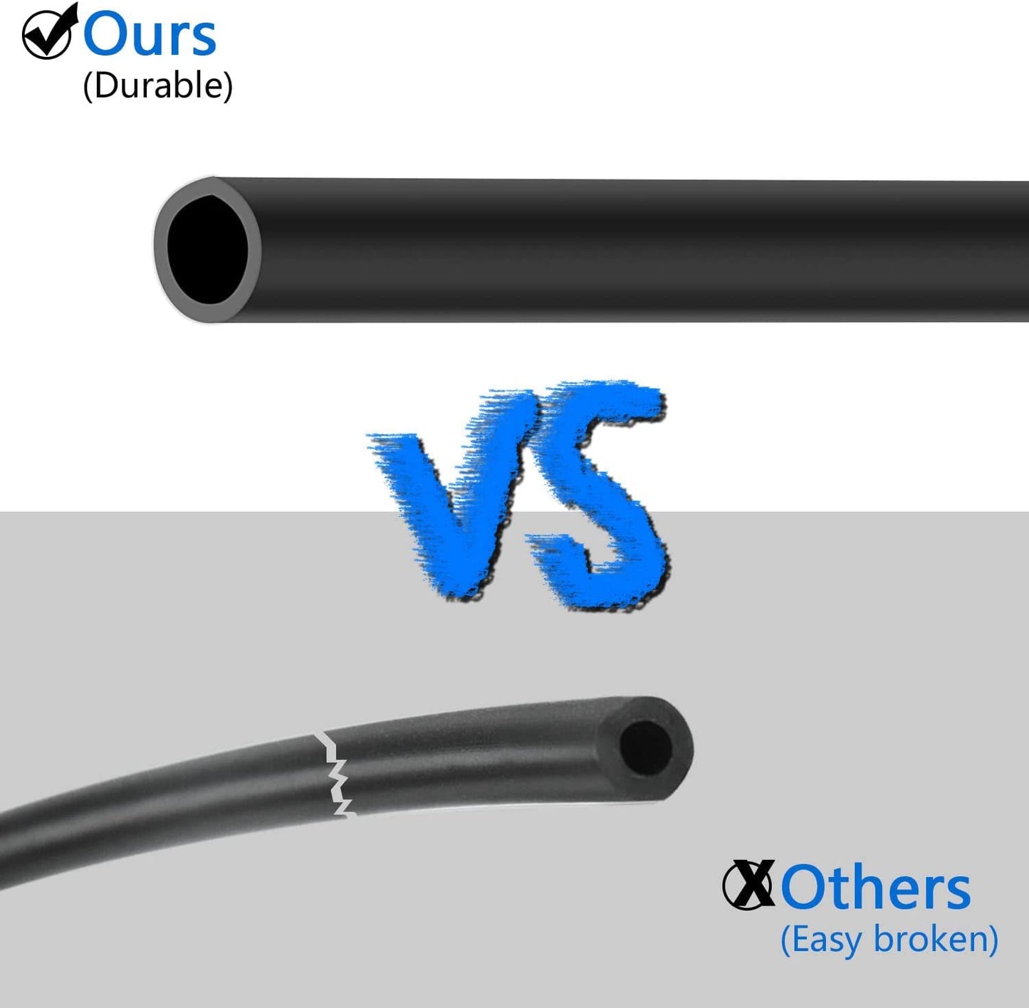 Windshield Washer Nozzles Hose Kit Compatible with Grand Cherokee Include 2 pcs Sprayer Nozzle&Gasket,4M Fluid Hose,12 pcs Hose Connectors,10 pcs Hood Retainers,1 Tool (90 degree washer nozzles)