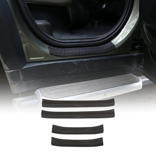 ABS Black Door Sill Scuff Plate Insert Trim For Land Rover Defender 110 2020-2024 Car Accessories