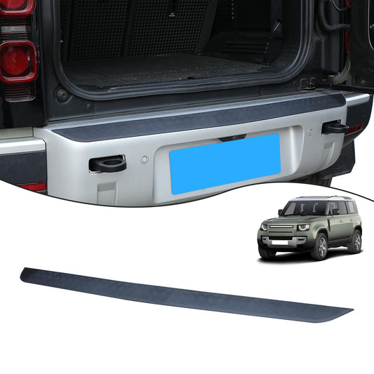 YIWANG for Land Rover Defender 90 110 2020-2024 Car Styling ABS Black Car Rear Bumper Plate Cover Trim Stickers for Defender Auto Accessories (ABS Black)