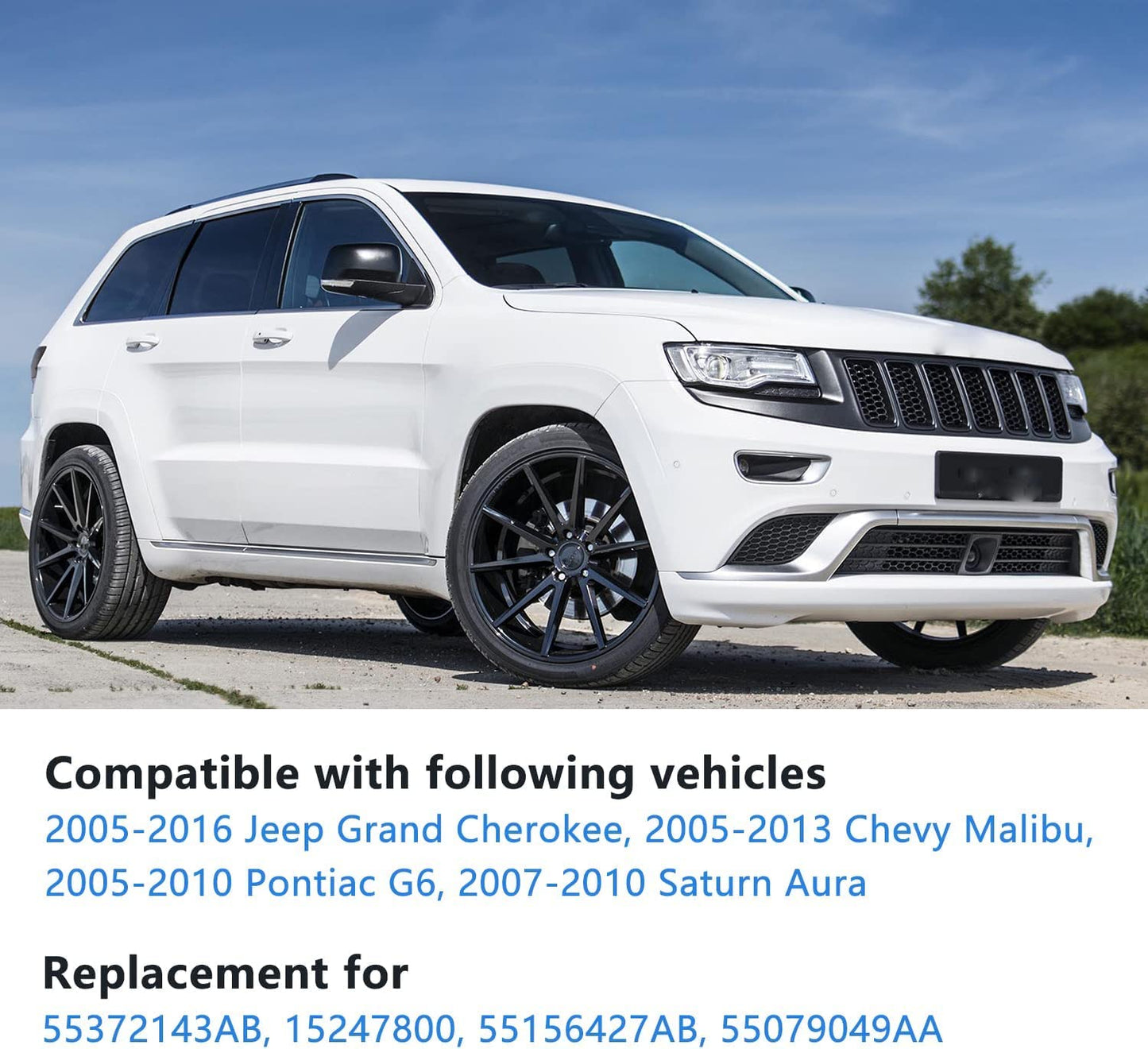 Windshield Washer Nozzles Hose Kit Compatible with Grand Cherokee Include 2 pcs Sprayer Nozzle&Gasket,4M Fluid Hose,12 pcs Hose Connectors,10 pcs Hood Retainers,1 Tool (90 degree washer nozzles)