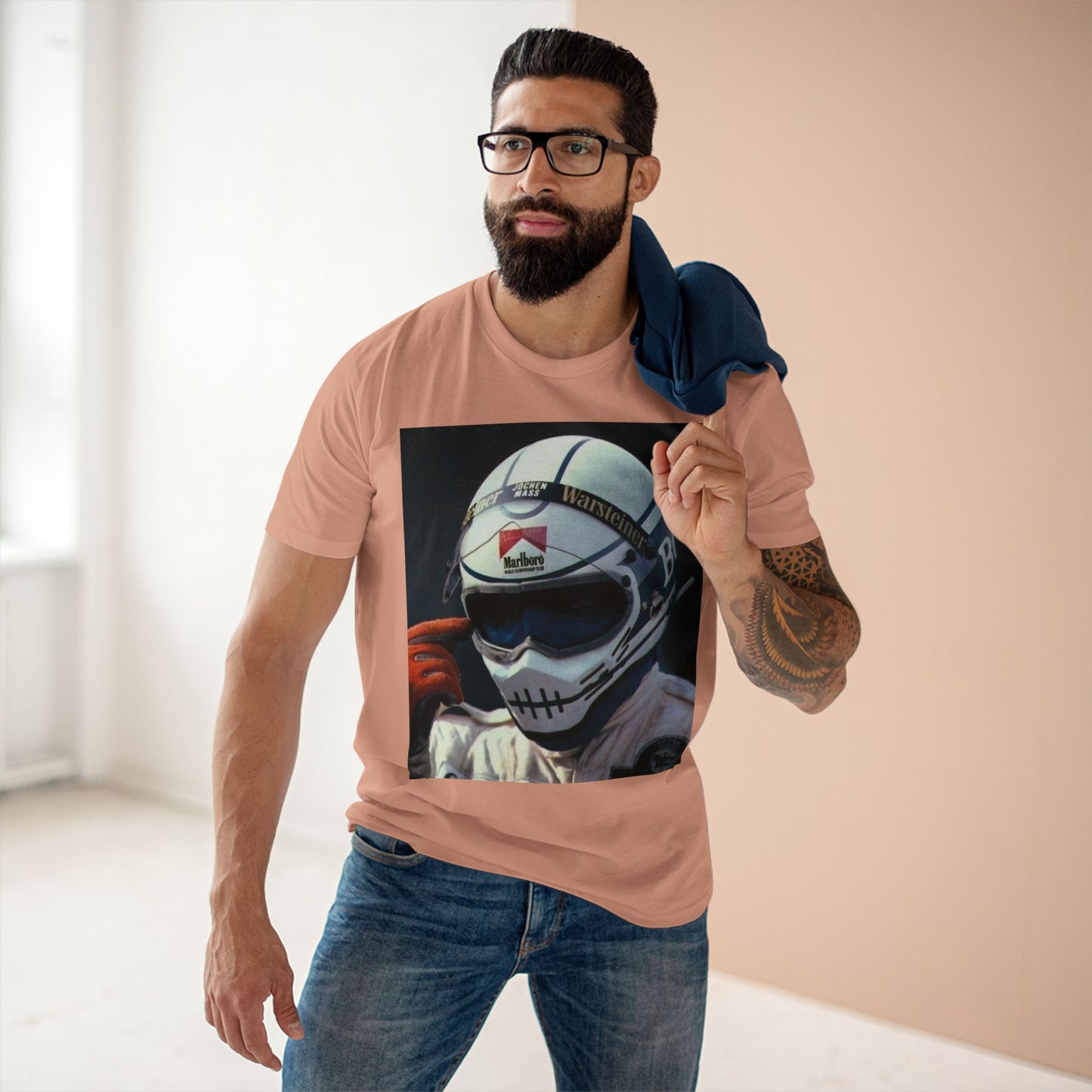 Mass Skull Helmet Pic Tee