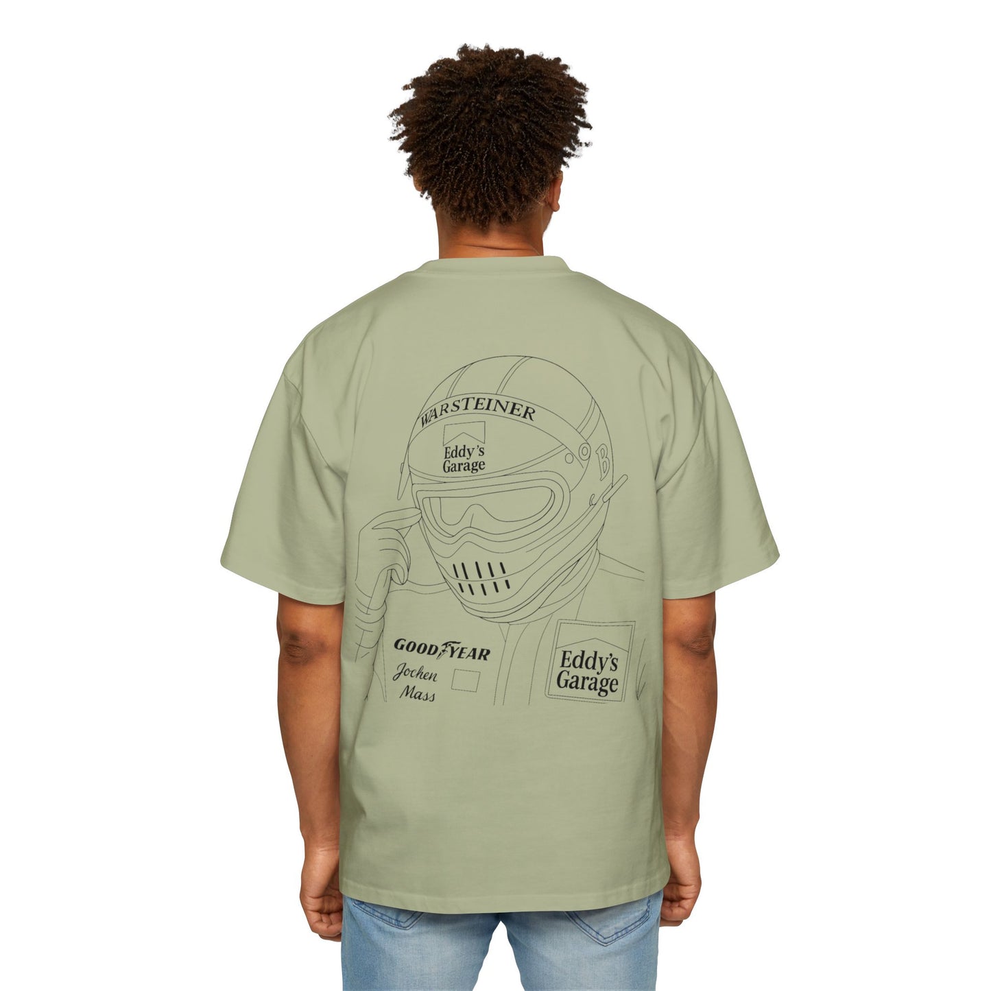 Mass Front Back Line Oversize Tee